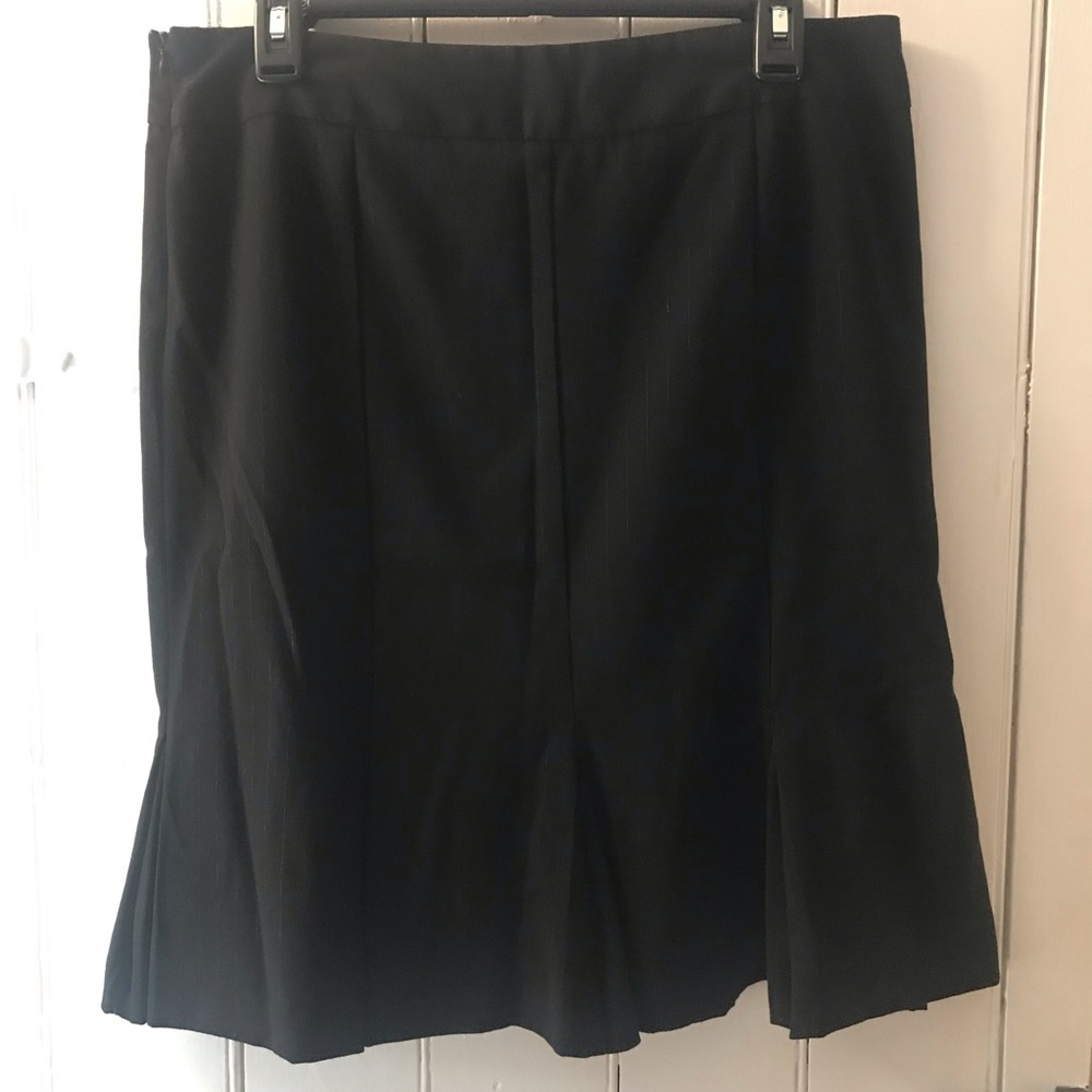 Pinstripe Pencil Skirt